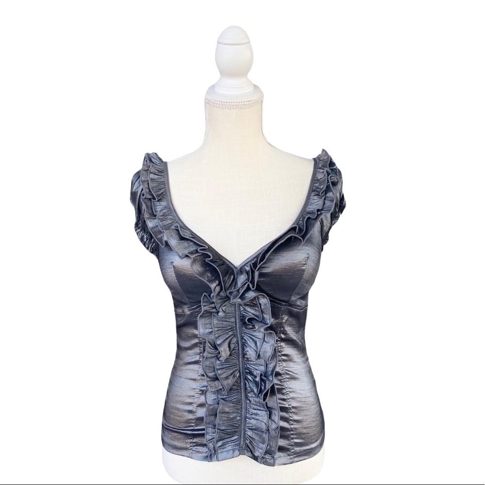 Metallic Dressy Top
